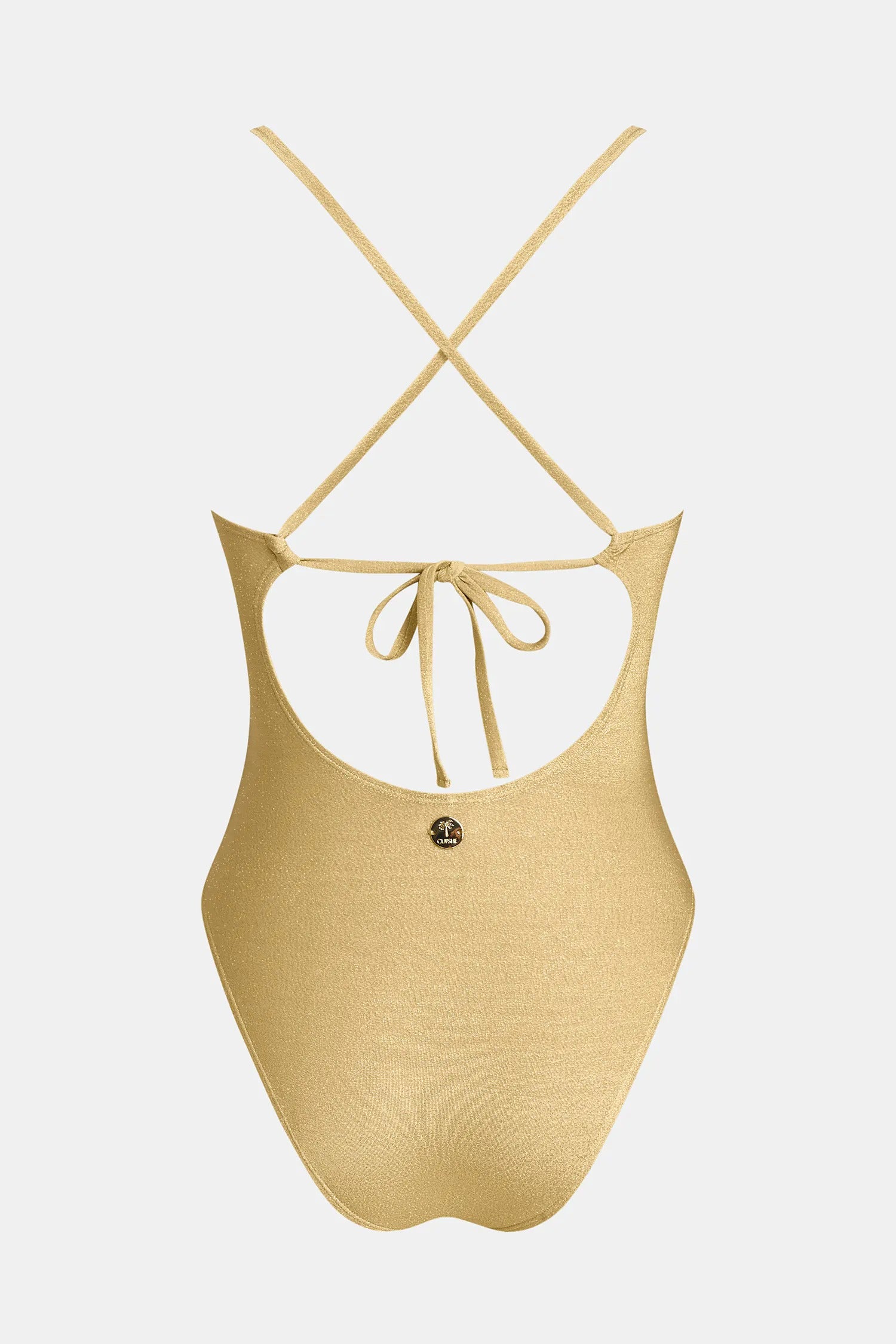 Gold V-Wire Plunge One-Piece