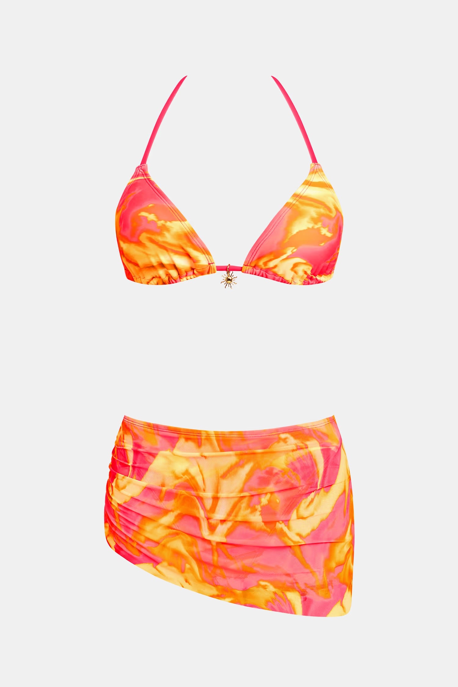 Sunset Swirl Triangle Bikini