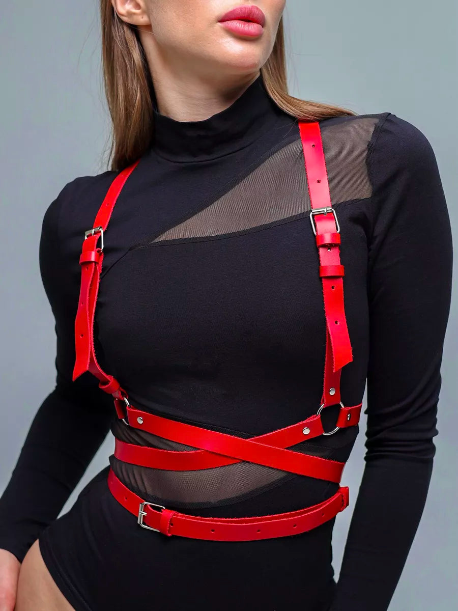 Leyna's bondage harness