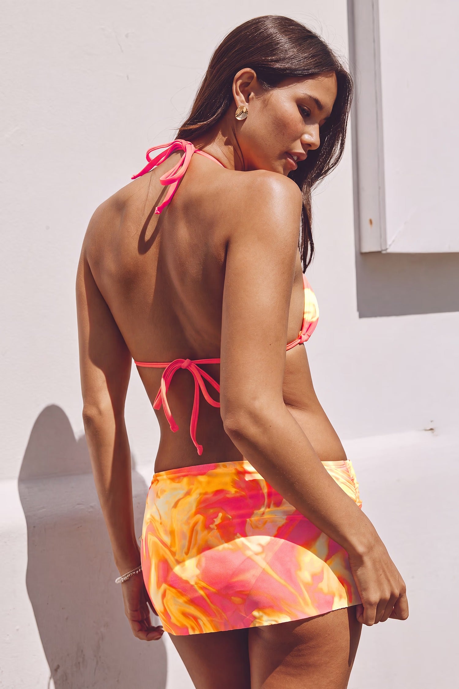 Sunset Swirl Triangle Bikini