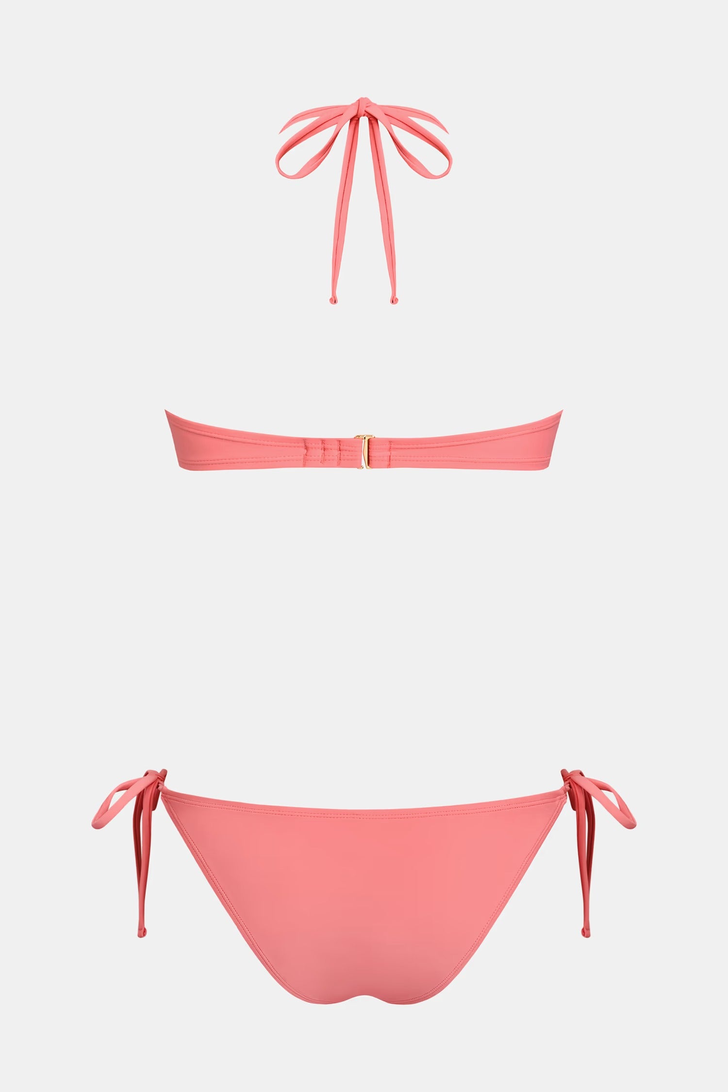 Coral Strawberry Bikini Set