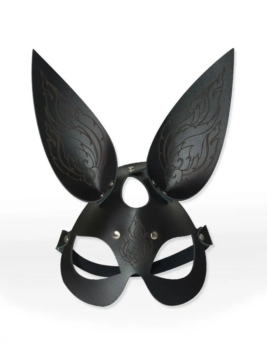 Mary | Leather Bunny Mask
